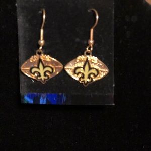 NIP NO SAINTS FOOTBALL &FDL PIERCED Earrings